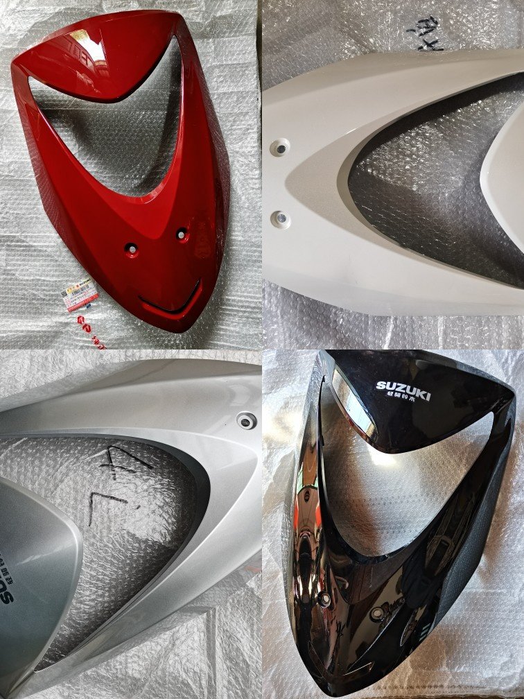 轻骑铃木摩托车配件瑞梦睿彩qs125t-4c4b-5 前面板前护板前斜板