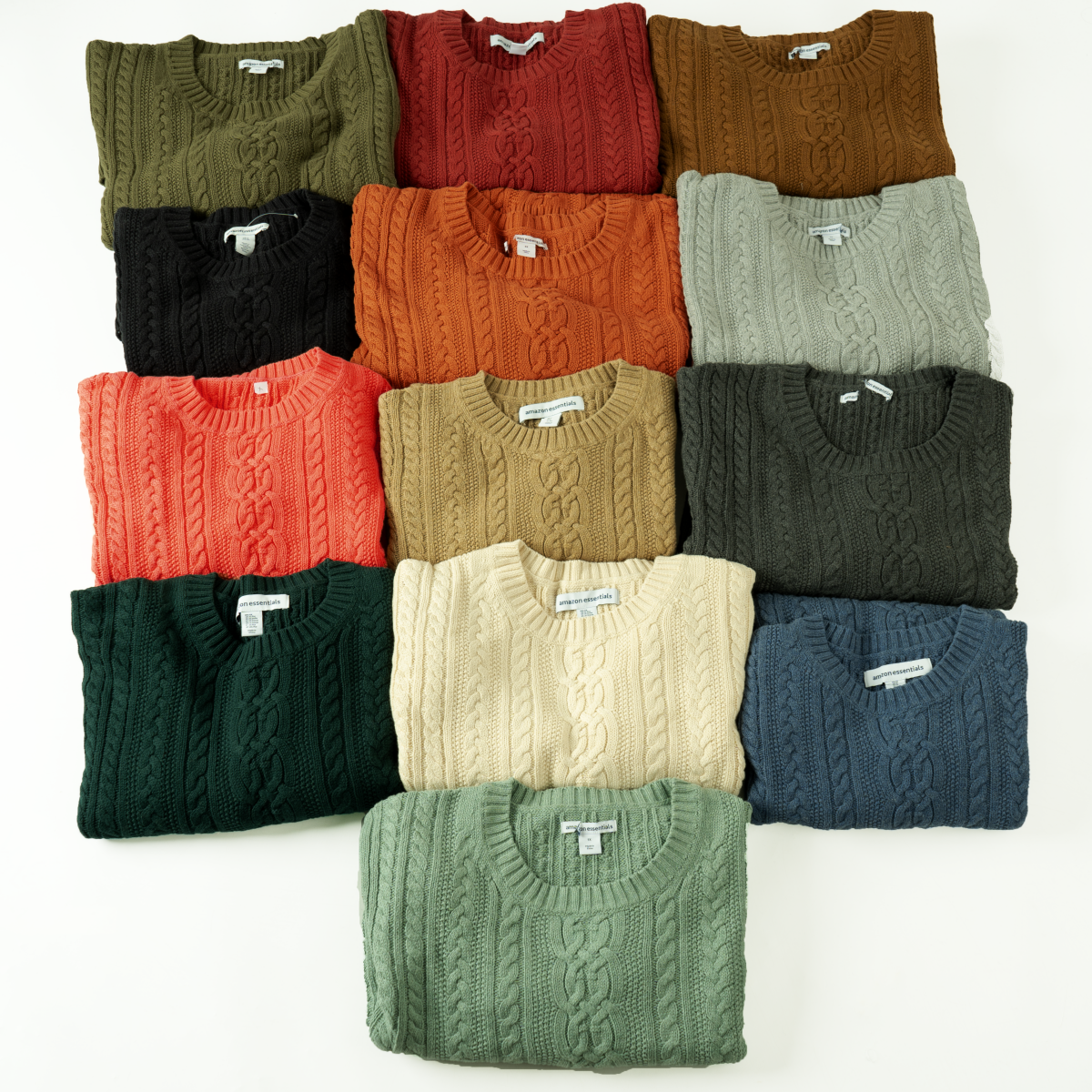 外贸出口纯棉针织衫秋冬宽松套头