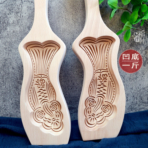 大号蒸馒头面鱼鲤鱼花样面食模具