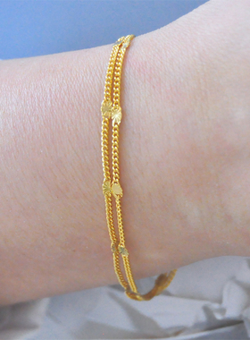 原创铜镀金轻奢小众女款手链