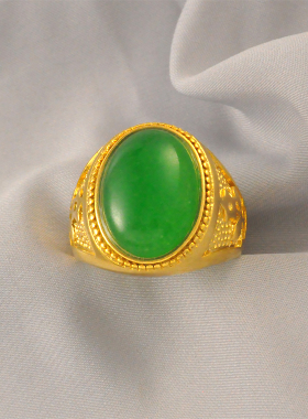 结婚金镶玉男款送老公土豪生日