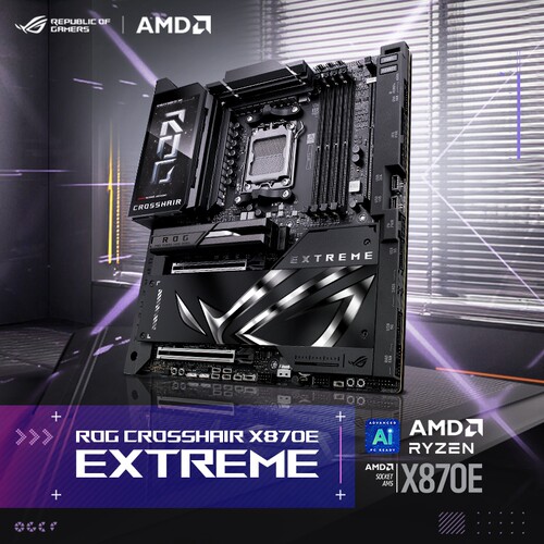 ROGX870E主板支持AMDCPU