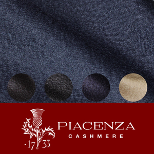 阳光蓝PIACENZA冬季进口加厚纯羊绒定做大衣毛呢外套定制商务男士