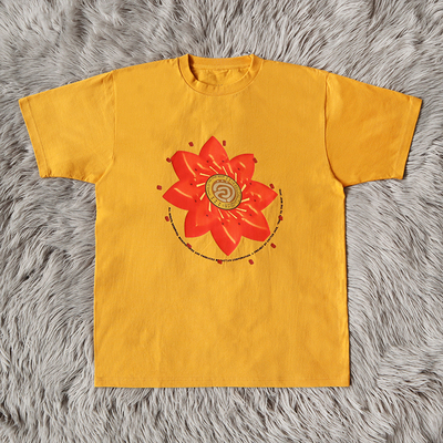 Travis Scott Cactus Jack Flower Tee  花朵多色嘻哈宽松短袖T恤