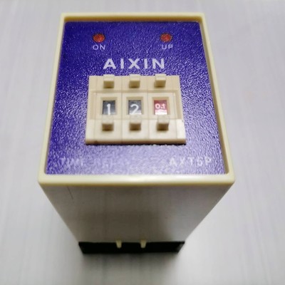 AIXIN爱欣电器时间继电器定时器ST5P ST3P-P AXT5P送PF083A座