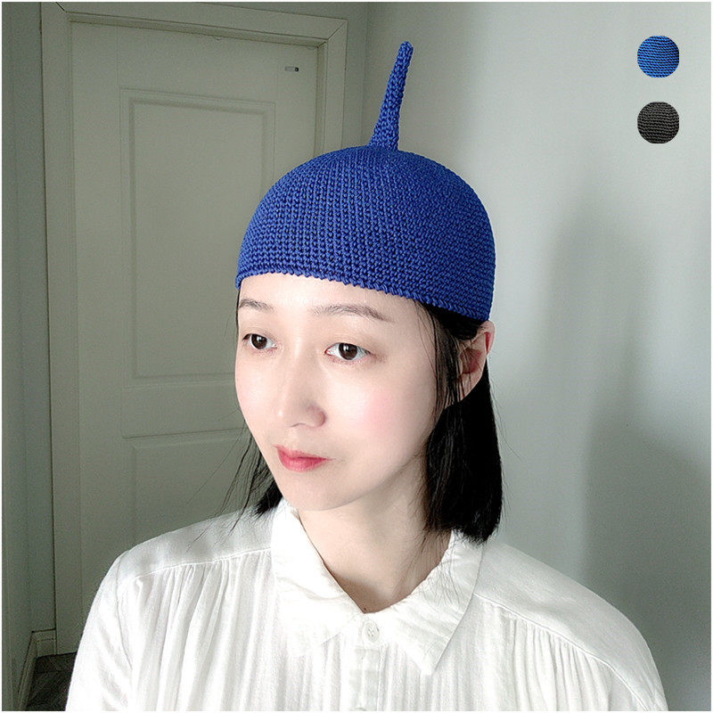 土豆夫人春秋男女款尖尖瓜皮帽