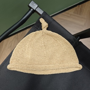春夏季男女款帽子薄款个性短款土豆夫人原创【亚麻揪揪卷边瓜皮帽