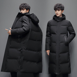 2023过膝长款羽绒服冬季青年连帽零下防寒加厚保暖外套YR208-P230，男装羽绒服，星座1210A