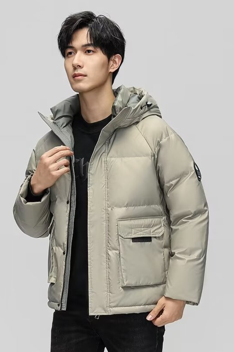 2025冬装夹克男短款加厚羽绒服外套青年夹克休闲时尚男YR807-P120,男装羽绒服,星座1210A