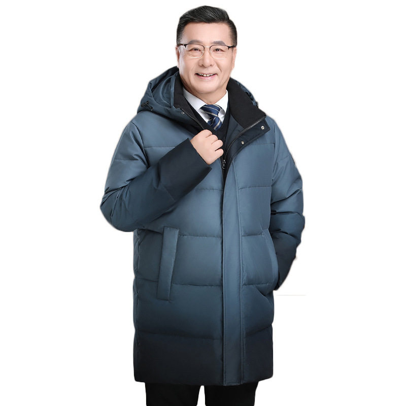 2025年中老年爸爸装中长款男加厚保暖外套羽绒服H33-P180298,男装羽绒服,星座1210A