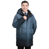 2025年中老年爸爸装中长款男加厚保暖外套羽绒服H33-P180298，男装羽绒服，星座1210A