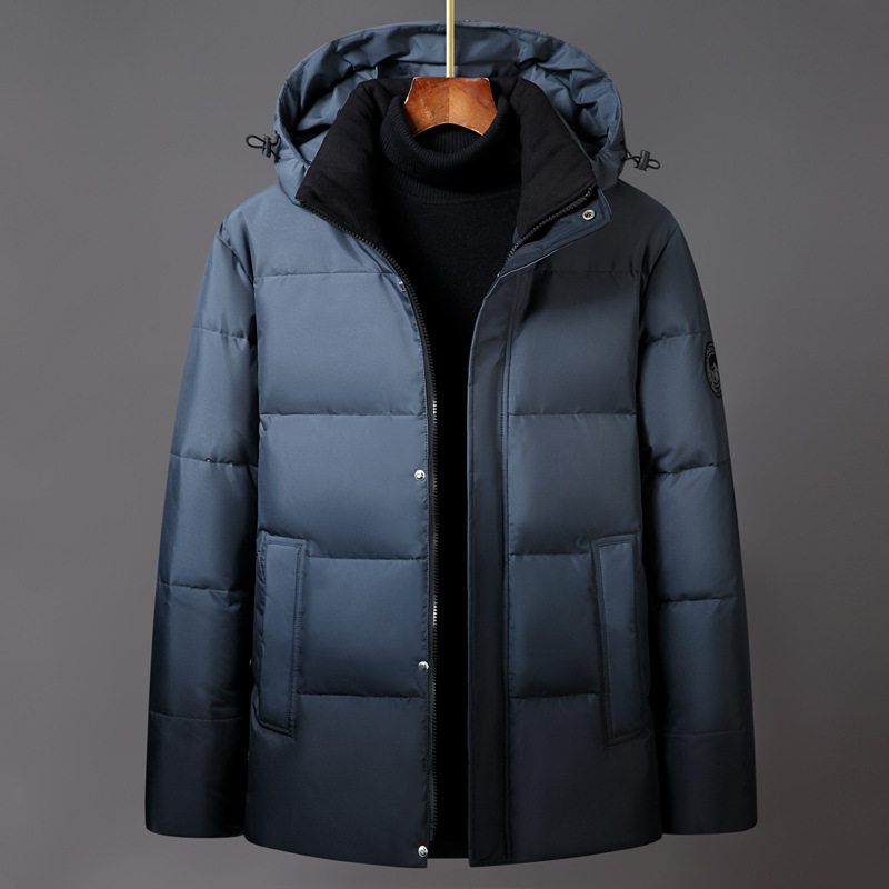 2025冬装渐变潮牌加厚保暖零下防寒90%白鸭绒羽绒服外套H32-P160,男装羽绒服,星座1210A