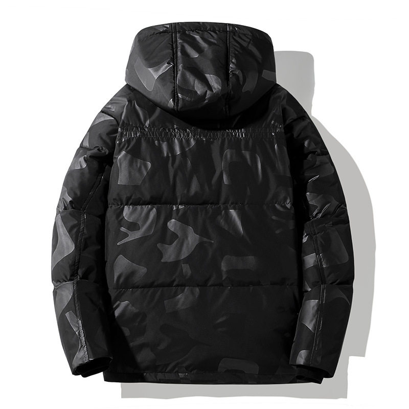 新标冬装情侣款连帽羽绒服男士白鸭绒外套时尚潮加厚6589-P155,男装羽绒服,星座1210A