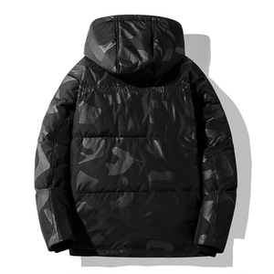 新标冬装情侣款连帽羽绒服男士白鸭绒外套时尚潮加厚6589-P155图片