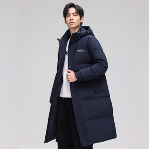 标90%白鸭羽绒服男士2025年冬季新款长款过膝H819-P220328图片