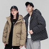冬装男女潮情侣加厚面包服90白鸭绒羽绒服保暖休闲外套yr234-P110，男装羽绒服，星座1210A