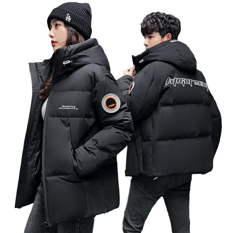 2023羽绒服男女同款情侣款短款连帽雪山渐变色外套加厚yr28-P90,男装羽绒服,星座1210A