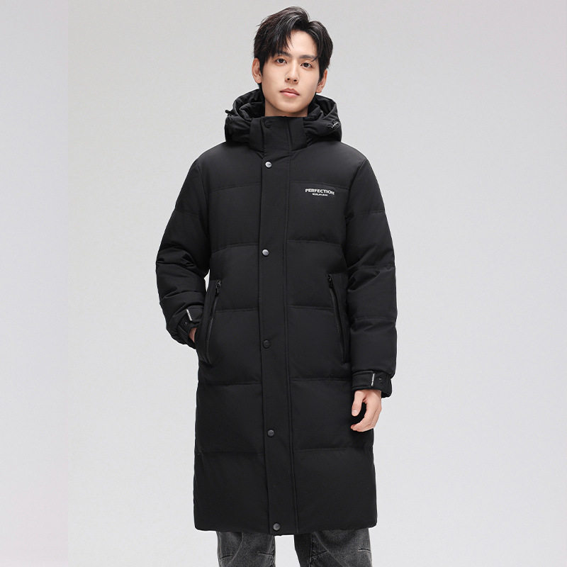标90%白鸭羽绒服男士2025年冬季新款长款过膝H819-P220328,男装羽绒服,星座1210A