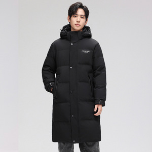 标90%白鸭羽绒服男士2025年冬季新款长款过膝H819-P220328图片