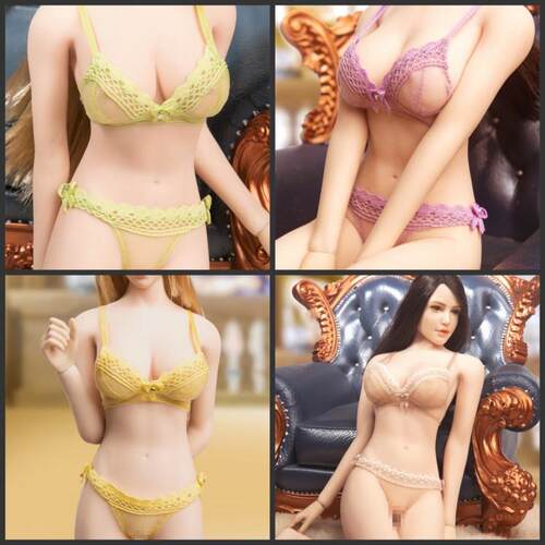 现货MCCTOYS 1/6女兵服饰 精致内衣 佳子系列 夏 糖果色系MCC033