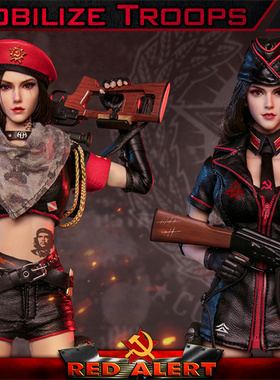 现货FLAGSET 1/6 红色预警 FS-73048 苏联狙击手小队 纳斯佳 贝拉