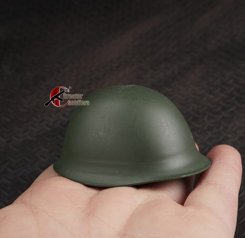二战金属头盔模型兵人