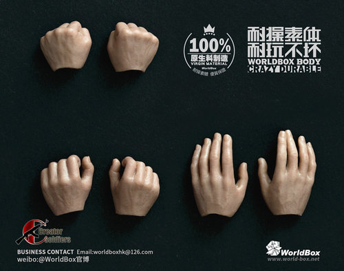 森哥 1/6 WorldBox 耐操素体 可配手型包 常态/握拳/握刀手型现货