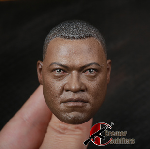 森哥 黑人諾蘭德 原裝 拆盒 鐵血戰(zhàn)士S 頭雕 兵人 1：6 NOLAND