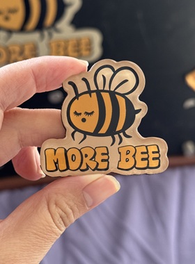 more bee常州话冰箱贴、钥匙扣、包挂吴语方言文创创意搞笑旅游纪