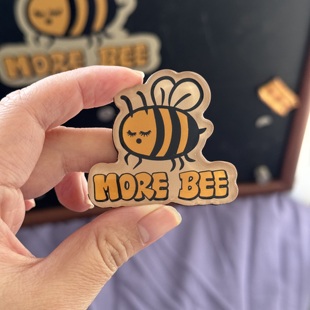 包挂吴语方言文创创意搞笑旅游纪 钥匙扣 more bee常州话冰箱贴