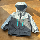 男童中大童拼色夹克衫 连帽春秋软壳冲锋衣 新款 儿童休闲外套