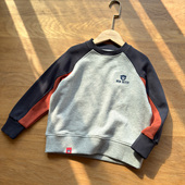 A类 圆领套头上衣 插肩袖 男童春秋长袖 全棉针织毛圈 卫衣 100%棉