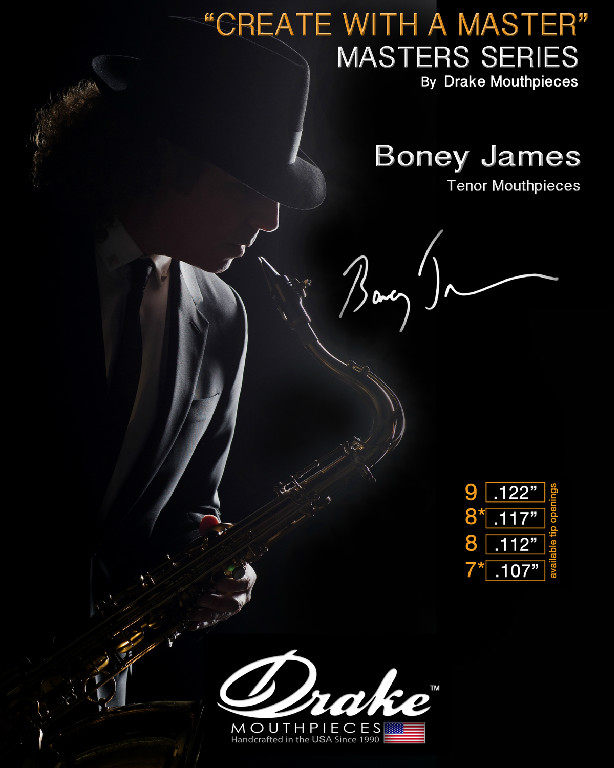 王者之风 美国 drake 德拉克 boney james 大师款 次中音 笛头