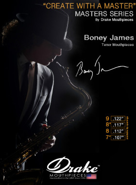 王者之风 美国 drake 德拉克 boney james 大师款 次中音 笛头