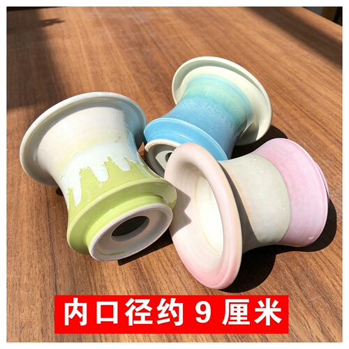 景德镇手工粗陶多肉花盆控型控养