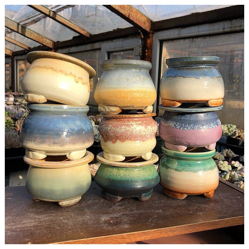 景德镇手工拉坯粗陶透气多肉花盆绿植桌面复古单头群生小老桩花盆,鲜花速递/花卉仿真/绿植园艺,花盆,淘宝优惠券,粉丝福利购,淘宝优惠卷