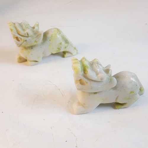 天然蓝田玉貔貅财源广进官印风水摆件客厅玄关开业礼品 39元一对