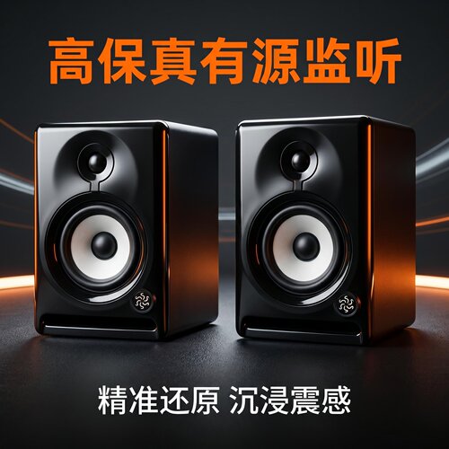 DJ打碟舞曲制作有源桌面HIFI音箱