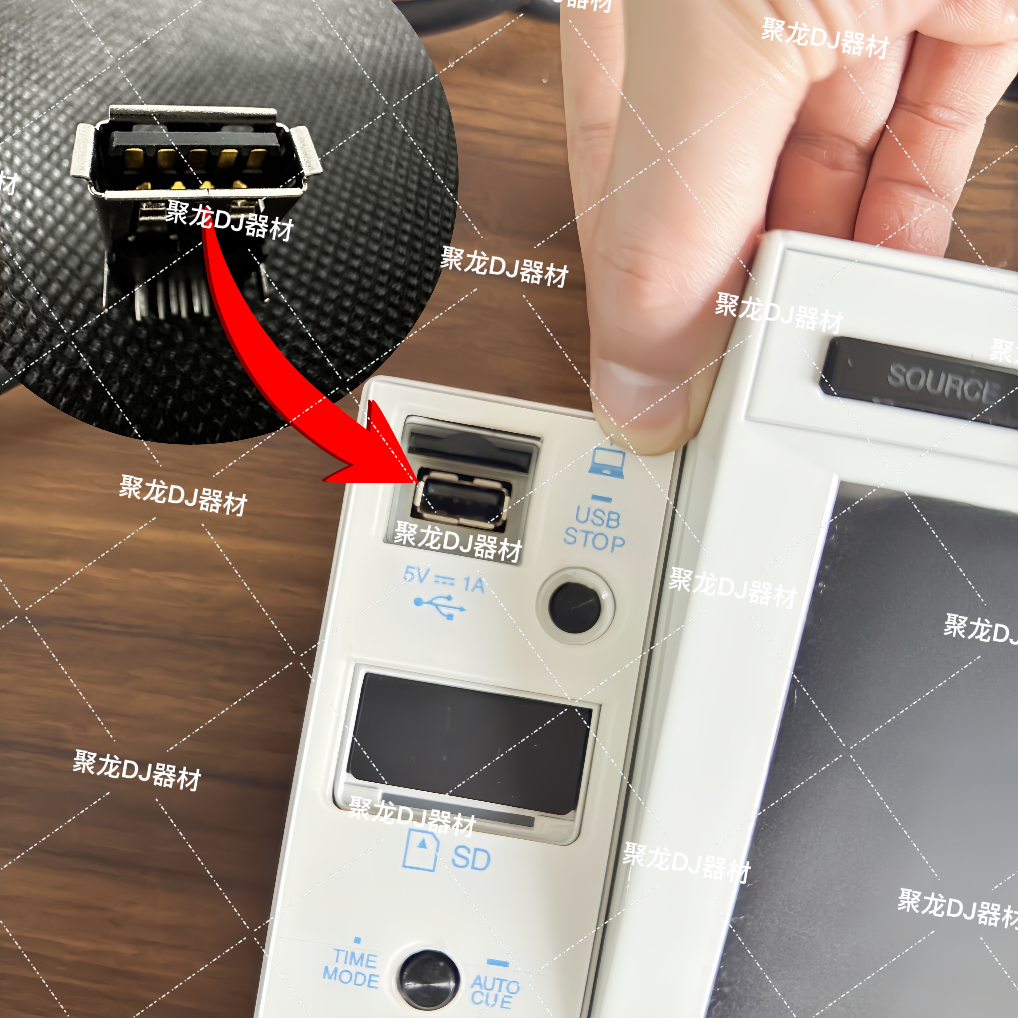 先锋CDJ2000打碟机USB接口插座口