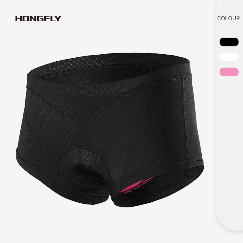 自行车骑行内裤女夏季加垫透气速干骑行裤女士加厚硅胶垫四季内