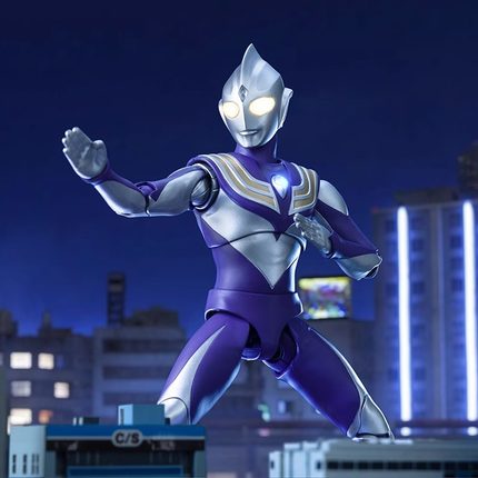 正版中动奥特曼迪迦空中型手办关节可动发光人偶7寸玩具男孩礼物