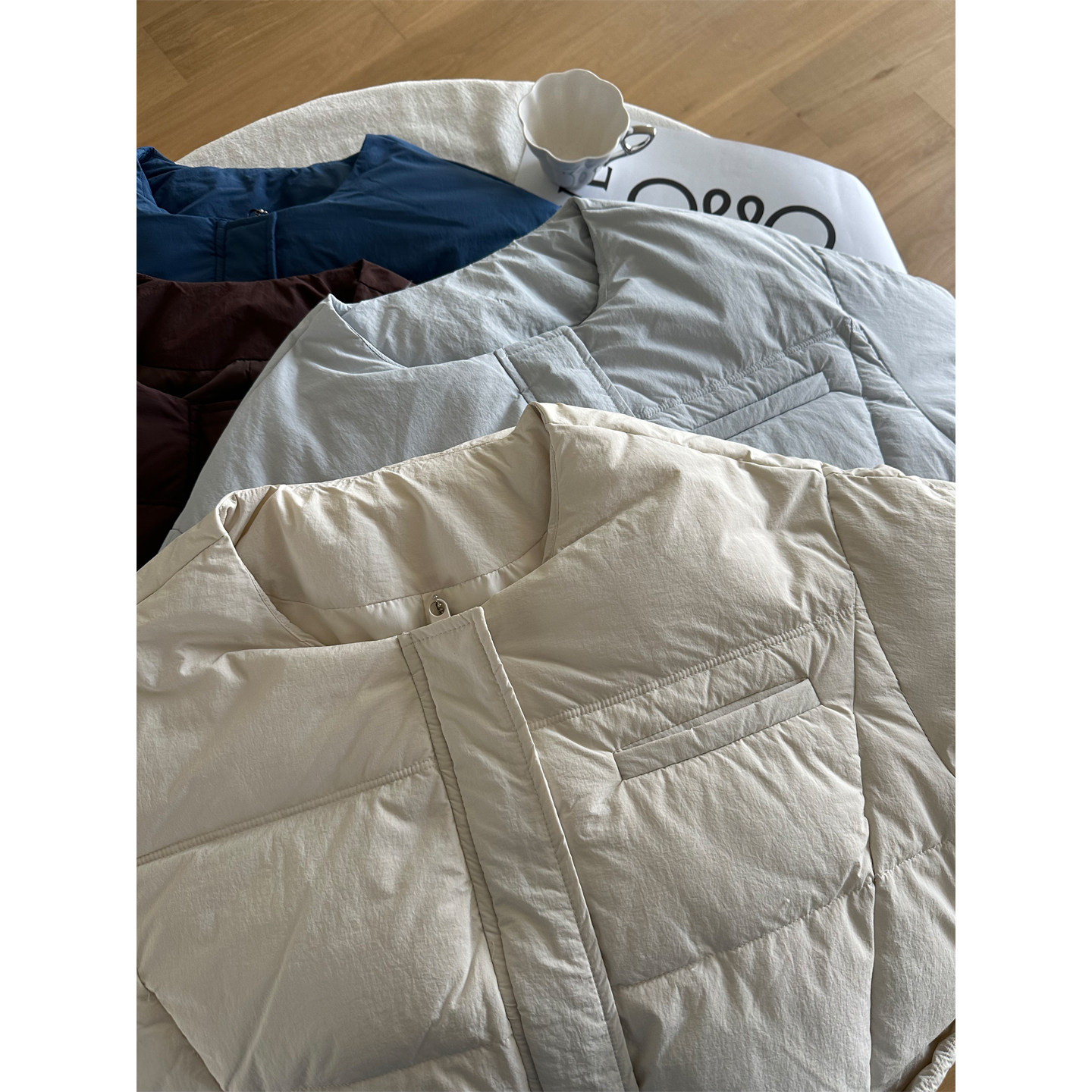 90白鸭绒羽绒服女百搭保暖外套冬