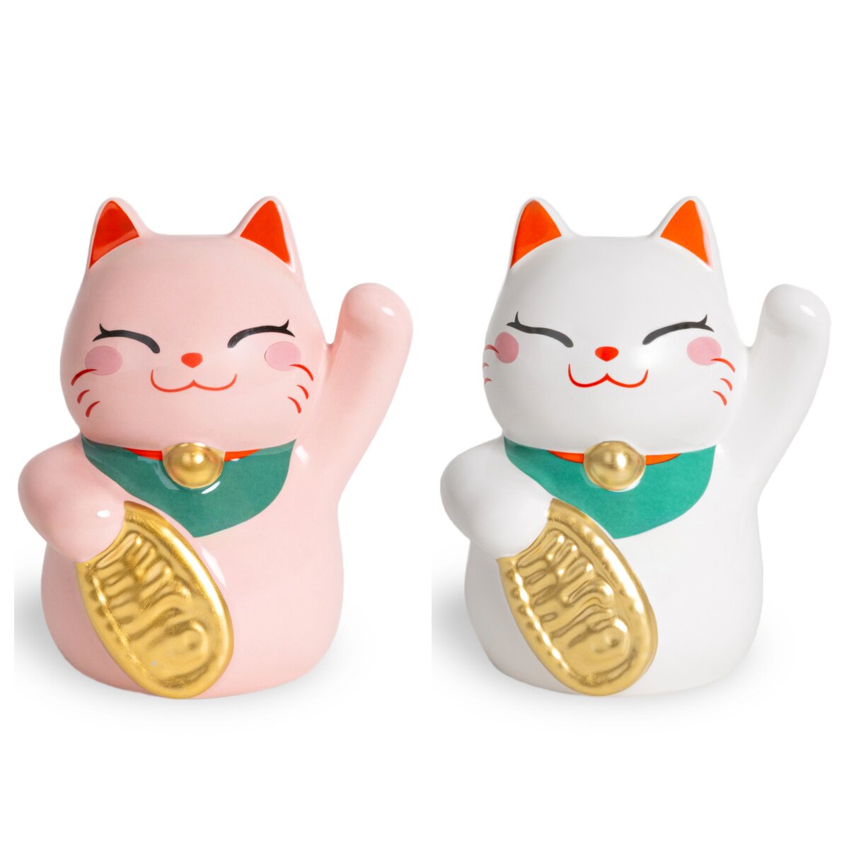 正品西班牙Helio Ferretti可爱创意招财猫陶瓷储蓄罐 德国直邮