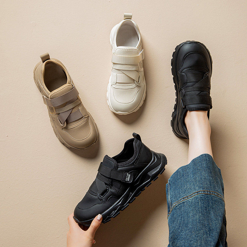 [明星同款]妈妈鞋中老年舒适不累脚运动休闲鞋超软轻便单鞋透气女