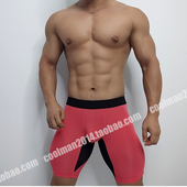 冰丝轻薄运动短裤 健身紧身速干低腰囊袋压缩3分高弹深蹲跑步 男士