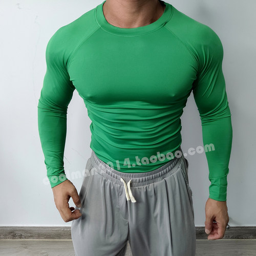 运动休闲T恤男士健身长袖速干