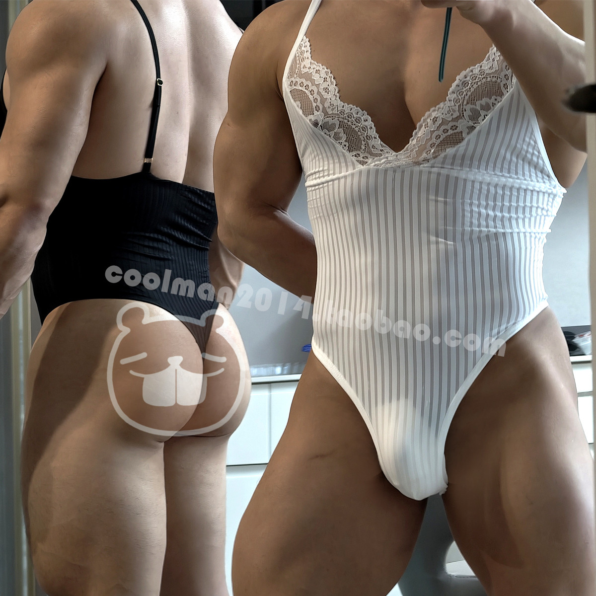 欧美火辣蕾丝花边连体塑身衣男士性感吊带高叉野性诱惑丁字裤夜店,女士内衣/男士内衣/家居服,塑身连体衣,淘宝优惠券,粉丝福利购,淘宝优惠卷