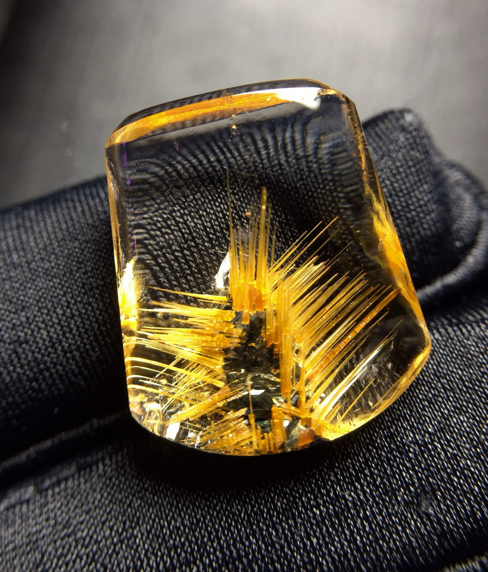 天然钛晶吊坠戒指发晶手链手镯手串绿幽灵水晶无事牌项男女同款