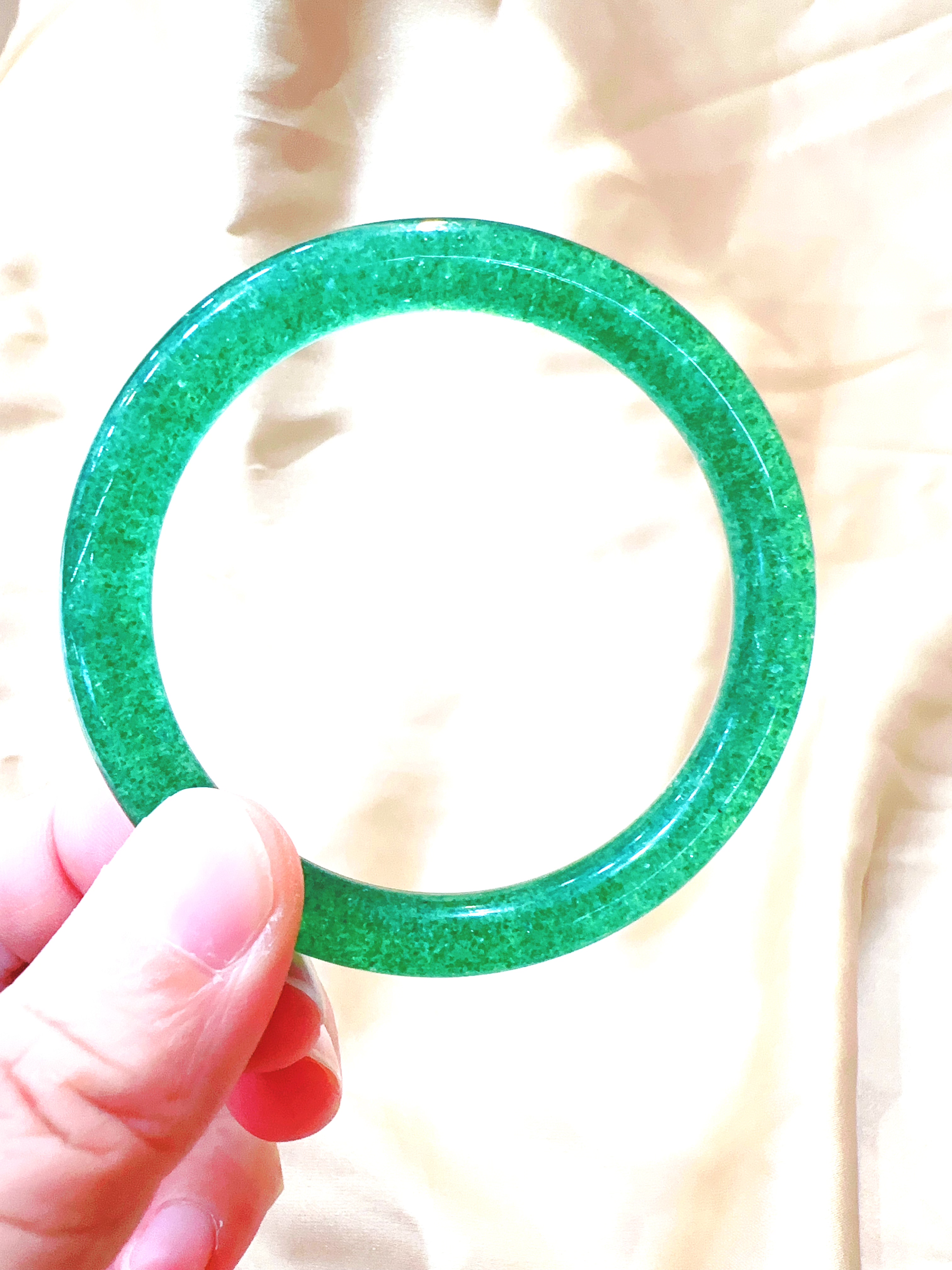 小矿料天然金绿草莓晶兔毛共生水晶手镯彼岸花草莓晶镯子女手环