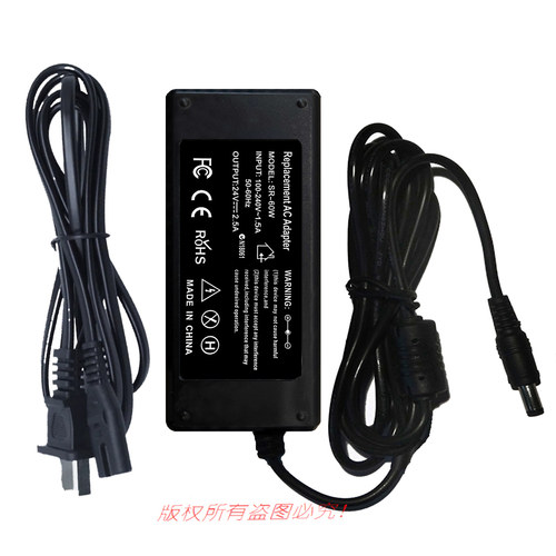 Replacement AC Adapter原装24V2.5A凯佳电源适配器型号SR-60W